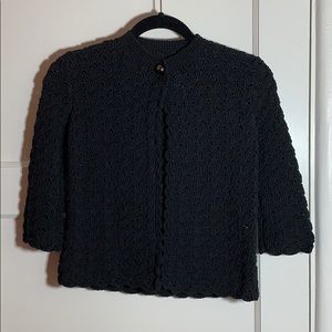 Knit Cotton Dress Cardigan